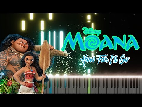 Moana - How far I'll Go Song played beautifully on Piano