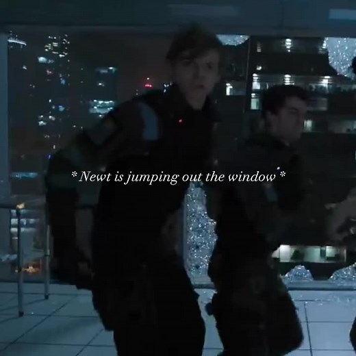 The Maze Runner Newt Window Scene Explained