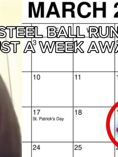 not technically a week as of when im uploading this but i could not wait to make this video before anyone else could #steelballrun #steelballrunanime #jojosbizarreadventure #jjba #steelballrunjojo