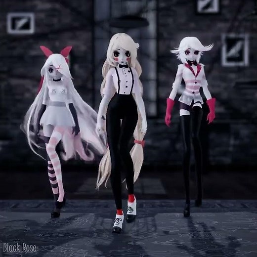 【MMDxHazbinHotel】LISA - MONEY【Charlie Vaggie Angel Dust】+DL LINKS