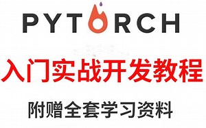 吹爆！Pytorch 入门到精通全教程 3天从Pytorch入门到实战！（目前见过最好的pytorch学习视频） 深度学习 | 机器学习 | 人工智能