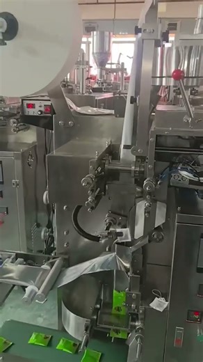 Filter Paper Tea Bag Packaging Machine with String&Tag&Outer Envelope