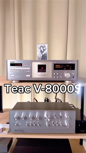 Teac V-8000S vintage cassette deck from 1991 #short