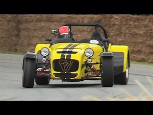 LOUD Caterham Seven 620R Driven Fast at Goodwood FOS 2017!