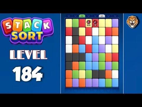 Stack Sort : Color Puzzle Level 184 Walkthrough