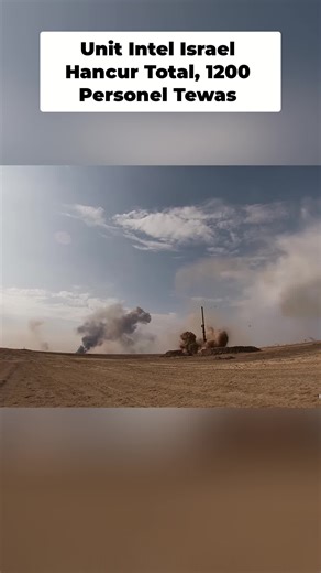 Pusat intelijen militer Israel di Glilot dilaporkan hancur total akibat serangan rudal Iskander-M. Seribu dua ratus personel tewas dalam hitungan detik. #BeritaMiliter #SeranganRudal #Israel #PerangSiber #Intelijen