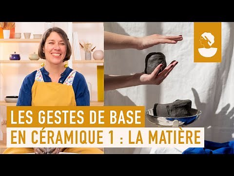 Les bases du tournage en céramique 1 : la matière