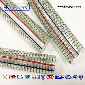 [Hot Item] Transparent Clear Abrasion Resistant PVC Spring Hose