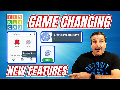 Mind Blowing New Tinkercad Tools: Smooth Curves & Intersect 💯🔥
