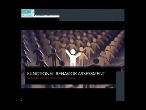 Introduction to Functional Behavior Assessment