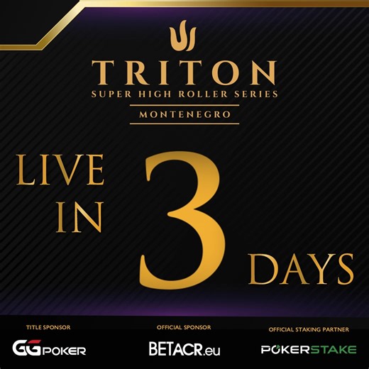 6.9K views · 29 reactions | Can Sunday *be* any later? Who else is excited for the start of the Triton Super High Roller Series Montenegro at the grand Maestral Resort & Casino this Sunday?? While we’re waiting, check out exclusive Triton poker content on the @tritonpokerplus app 朗 Link in  bio #TritonPoker #Poker #PokerTournament #Countdown | Triton Poker | Facebook