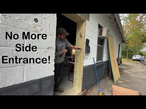 Framing & Closing In The Original Door! (Garage To Home Episode 21)