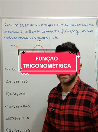 PUC FUNÇÃO TRIGONOMÉTRICA #flypシ #MATEMÁTICA #estudos #função