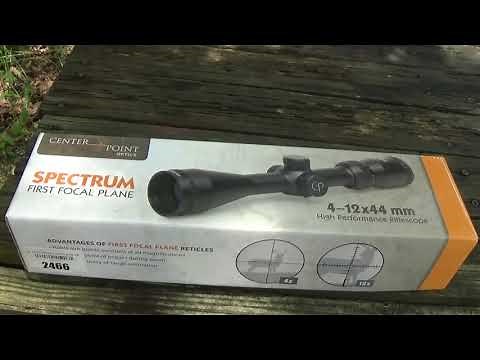 Centerpoint Spectrum 4-12x44 FFP Scope Review #centerpoint