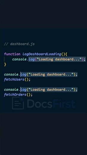 Stop repeating yourself in JavaScript #cleancode #reactjs #frontend