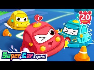 Autos Chocones Traviesos | Carros de Rescate Animados | Super Car | LEFUN Kids TV