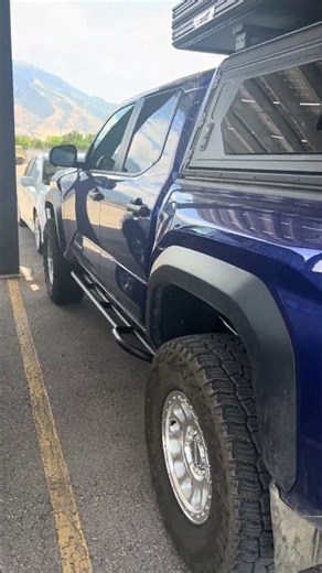 4th Gen Tacoma compared to 1st Gen Tundra #tacoma #tundra #Toyota