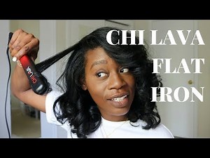 CHI LAVA FLAT IRON ON NATURAL HAIR | YoursTrulyYinka