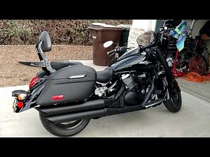 2014 Suzuki Boulevard C90 Lamellar Hard Saddlebags Review - vikingbags.com