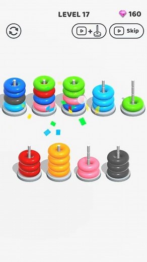 Color Hoop Stack - Level 17