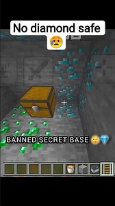 Minecraft SECRET BASE 😱💎 | Diamonds Are NOT Safe!