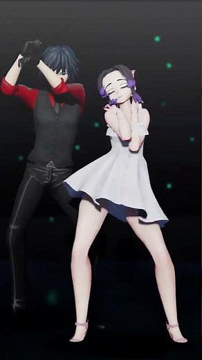 Giyu & Shinobu - Wannabe Dance - MMD #demonslayer