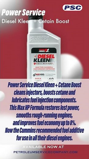 Power Service Diesel Kleen + Cetane Boost | PSC Product Highlight