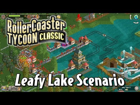 RollerCoaster Tycoon Classic | Leafy Lake Scenario EASY METHOD 🎢 