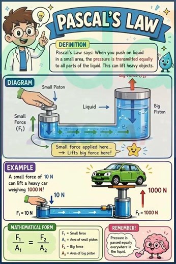 Amazing Pascal’s Law Science Experiment 😲 #shorts