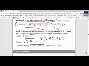 Master Geometric Mean in Minutes: Theory + Excel Practical Tutorial | Quantitative Methods