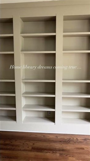 ✨ Library Reveal ✨ This room went from being the most useless space in our home to now being the