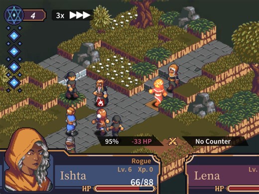 模仿最终幻想战略版的战棋游戏《Spiritlink Tactics》DEMO试玩实况