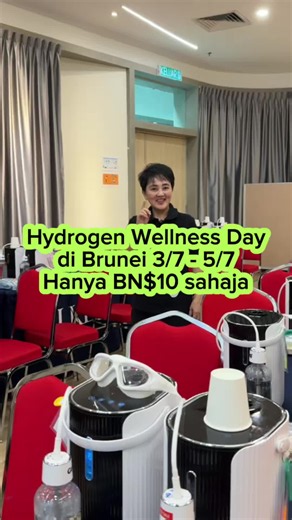 Hydrogen Wellness Day Brunei — Daftar Cikgu Yvonne (3–5 Jul)