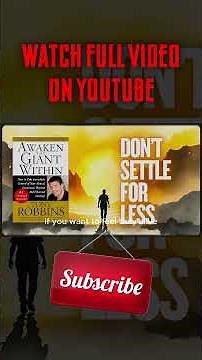 Tony Robbins’ Awaken the Giant Within | Change Your Mindset, Change Your Life 💡
