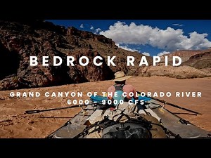 Rowing Bedrock Rapid on the Grand Canyon of the Colorado River