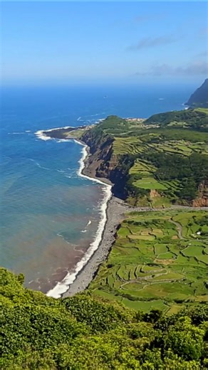 Drone flight over Flores Island: A hidden gem in Portugal’s Azores