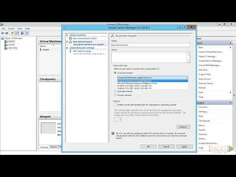 Hyper-V Server 2012 R2 Tutorial: The Hyper-V Virtual Switch | packtpub.com