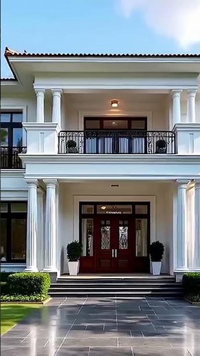 Double Floor House That Blends Luxury with Simplicity #dreamhome #housedesign #family #eleganthomes