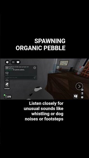 Spawning Organic pebble tutorial #pebble #scary #dandysworld #tutorial