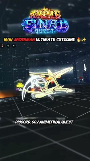 Iron Spiderman ultimate Cutscene 🔥✨ in Anime Final Quest #animefinalquest #spiderman #robloxoblo