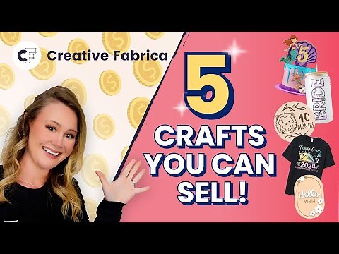 Top 5 Crafts to Sell 🤑 | Easy Cricut Crafts To Sell!