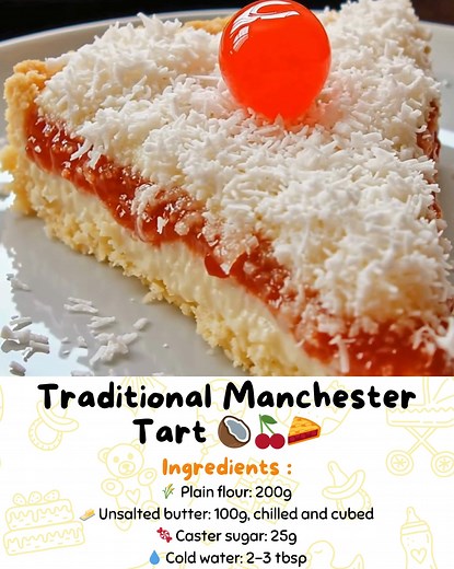 220 reactions · 37 shares | Traditional Manchester Tart 便不 A beloved...