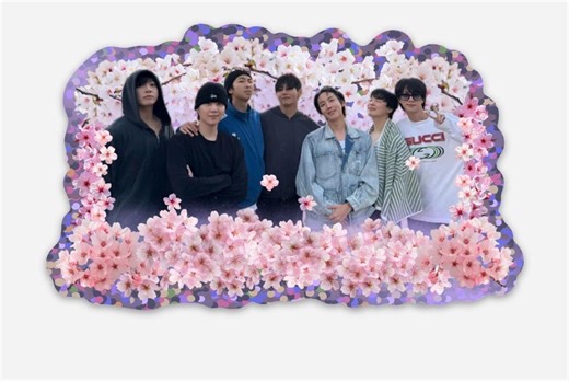 BTS “the Spring Day Has Come Again” Sparkle Vinyl Sticker | BTS Comeback | Free Shipping! (4”x2.4”) - Etsy