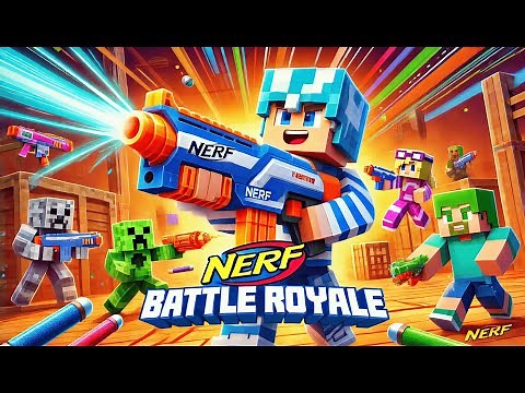 Minecraft NERF Battle Royale! ⚔️ Epic Nerf War in Minecraft!