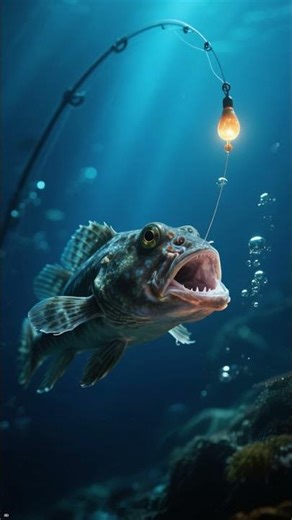Alien Anglerfish: Luminous Predator, Bizarre Parasitic Mate