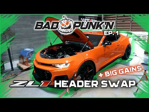 2019 Camaro ZL1 Bad Punk'n - Stock Power vs Headers Install with Tune