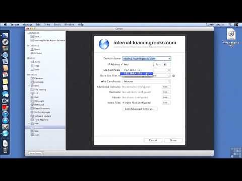 Apple Mountain Lion Server Tutorial | Configure VPN