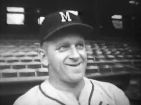 1953 MILWAUKEE BRAVES "The Milwaukee Story" Highlight Reel (B&W) 🎥