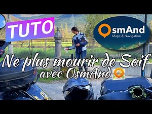 OsmAnd TUTO POI points d'Eau remplissage des Gourdes