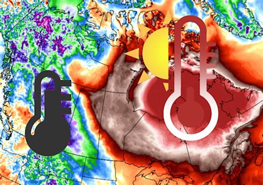 Prairies to start 2025 with an impressive temperature divide - The Weather Network